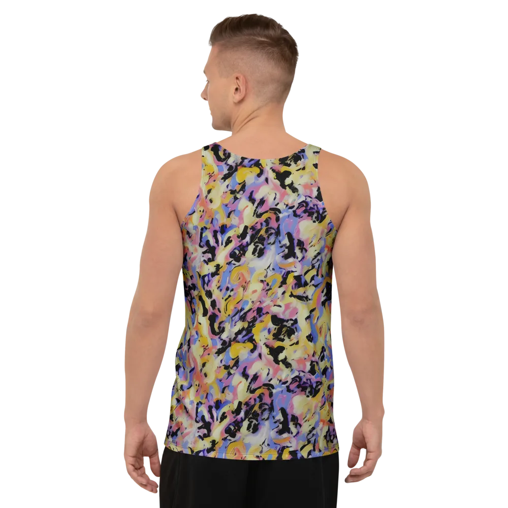 Electric Impression on Men's Tank Top — Back
