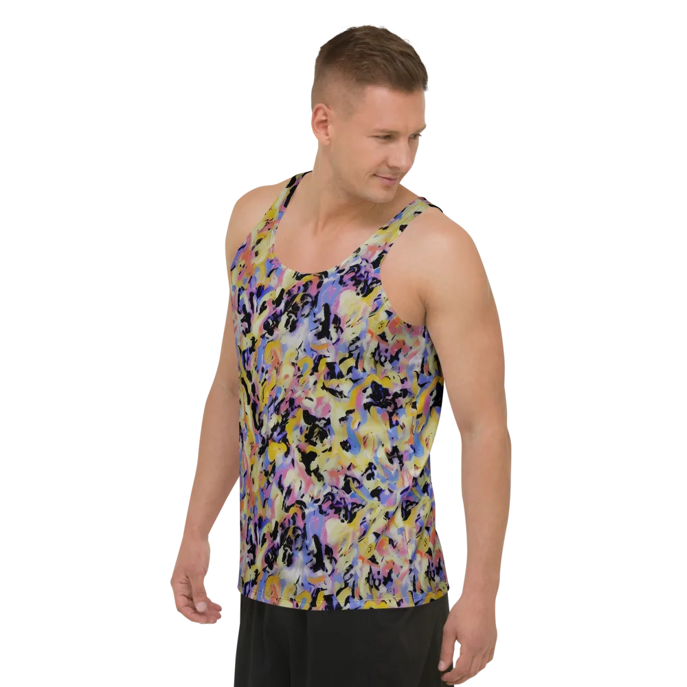 Electric Impression on Men's Tank Top — Left Front