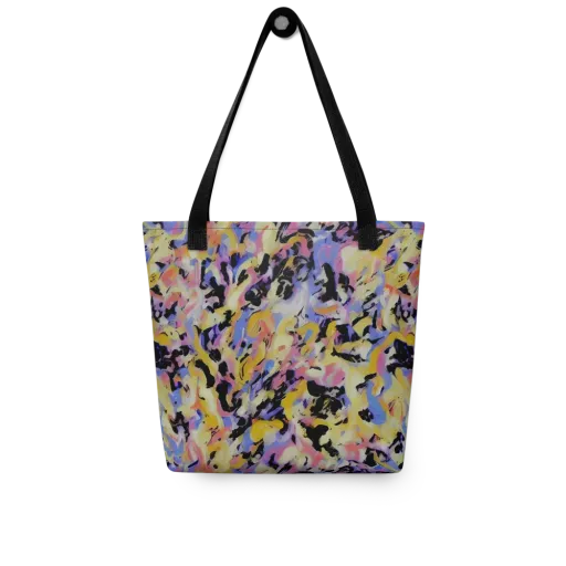 Electric Impression on a Tote Bag