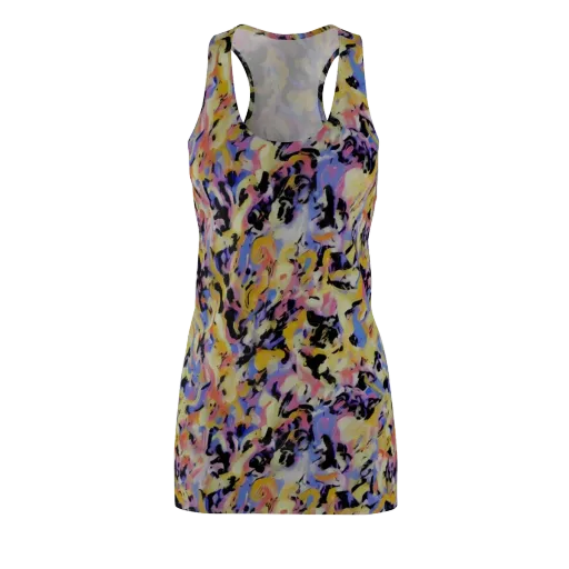Electric Impression on a Racerback Dress