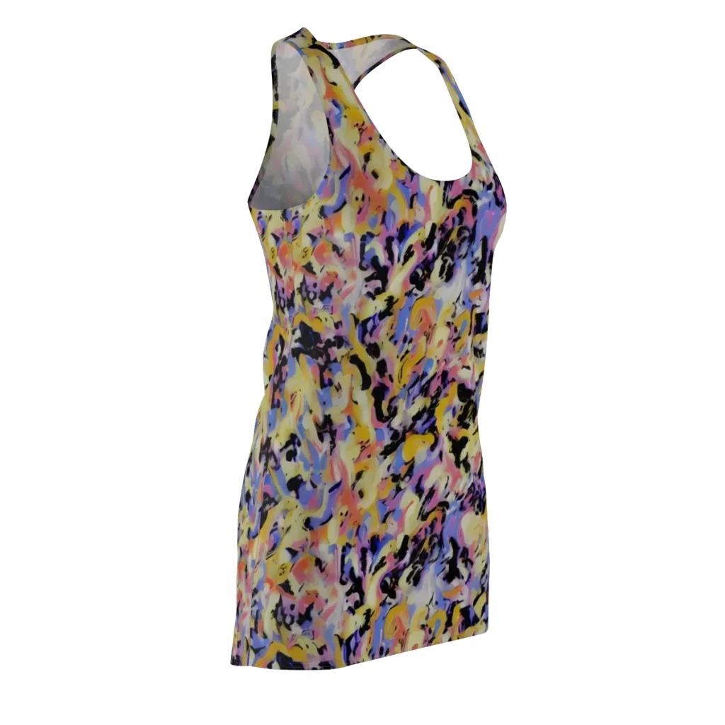 Electric Impression on Racerback Dress — Front Side