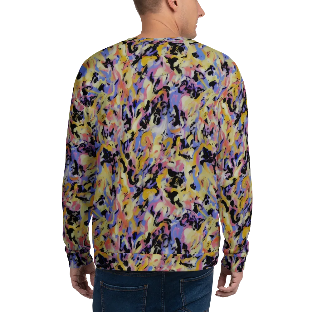 Electric Impression on Sweatshirt — Back