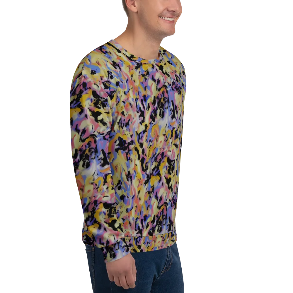 Electric Impression on Sweatshirt — Right Front