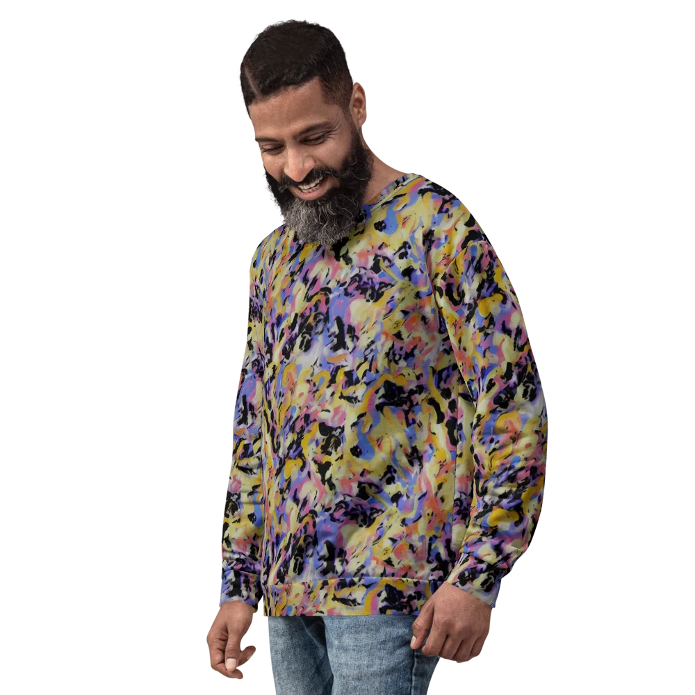 Electric Impression on Sweatshirt — Left Front