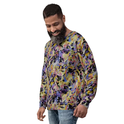 Electric Impression on a Sweatshirt