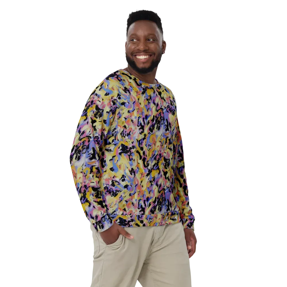 Electric Impression on Sweatshirt — Front