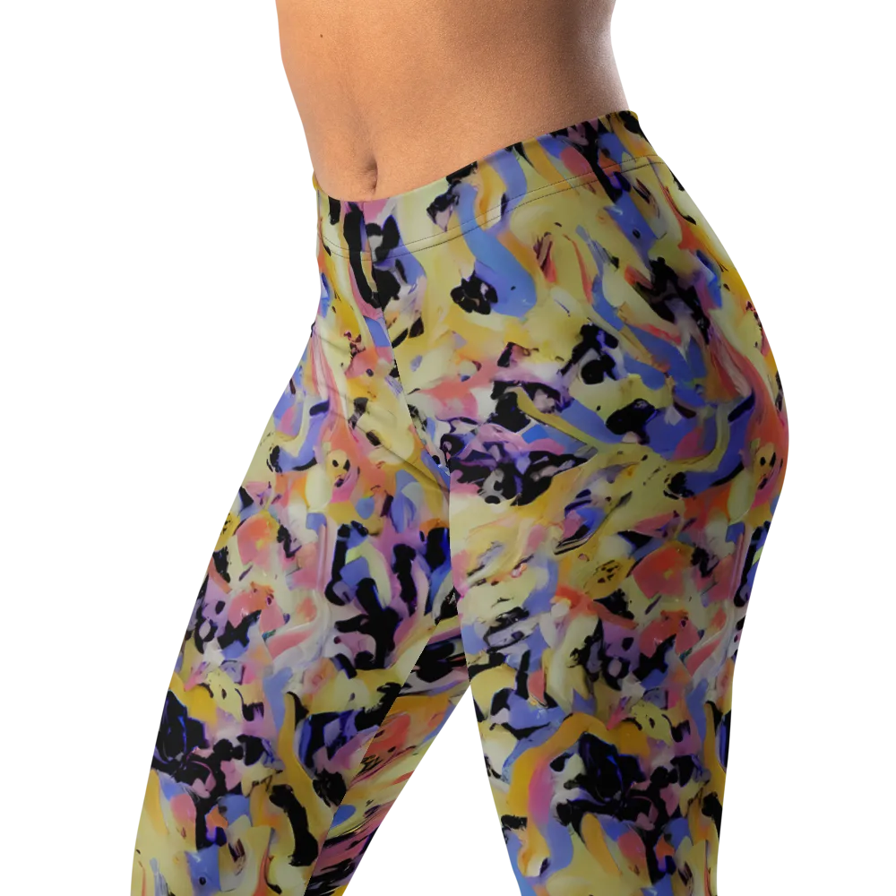 Electric Impression on Leggings — Left Front