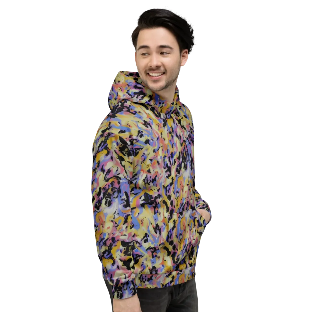 Electric Impression on Hoodie — Right
