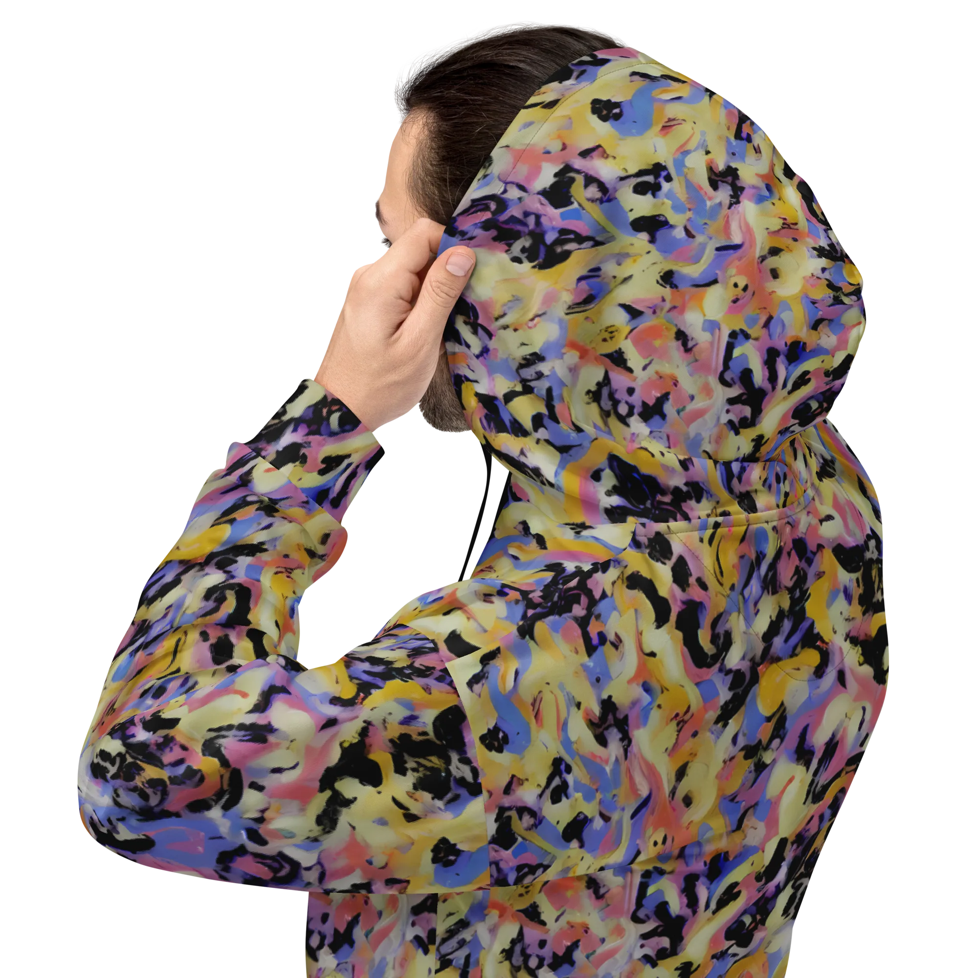 Electric Impression on Hoodie — Back