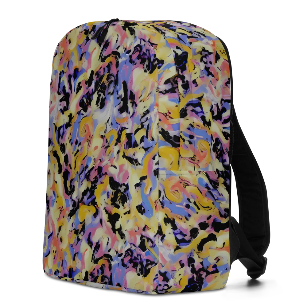 Electric Impression on Minimalist Backpack — Left