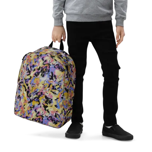 Electric Impression on a Minimalist Backpack