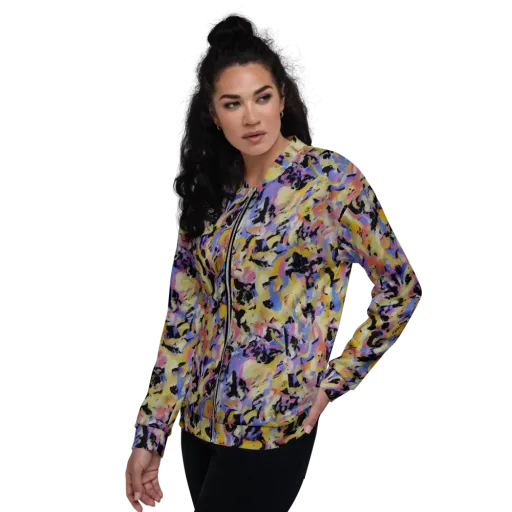 Electric Impression on a Bomber Jacket