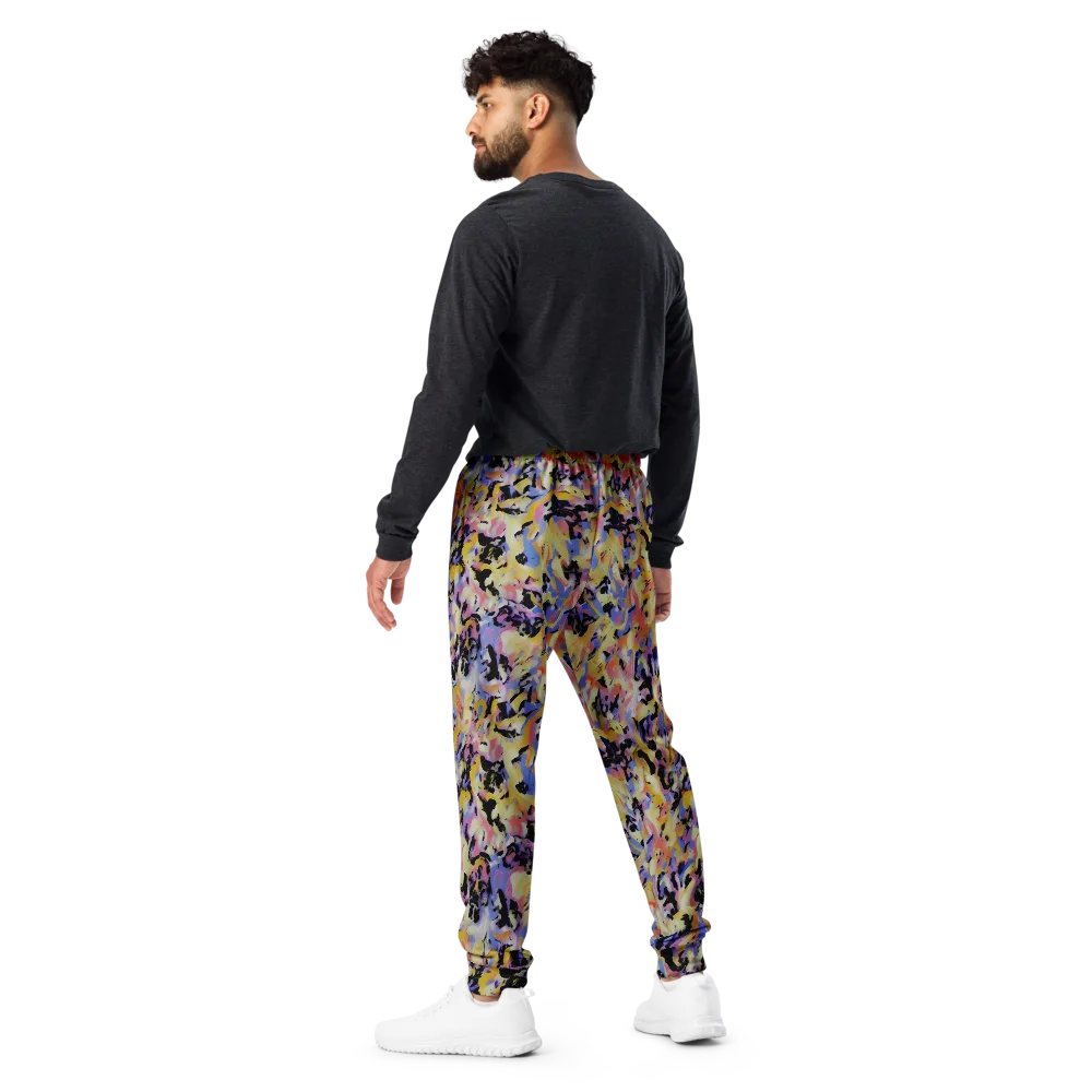Electric Impression on Men's Joggers — Back