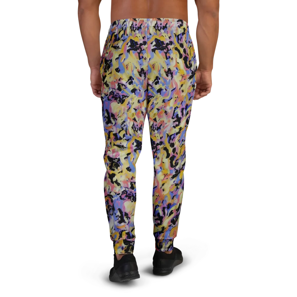 Electric Impression on Men's Joggers — Back