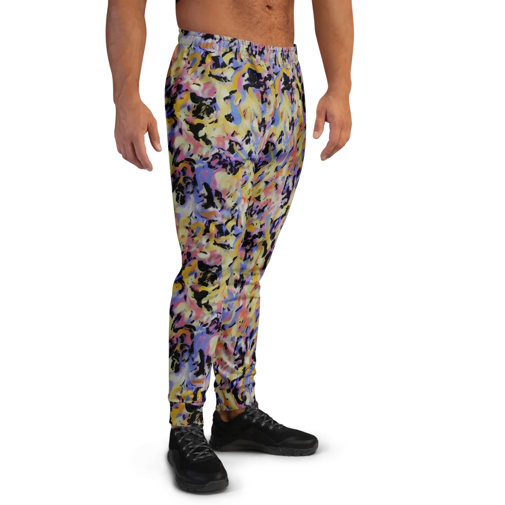 Electric Impression on Men's Joggers — Right