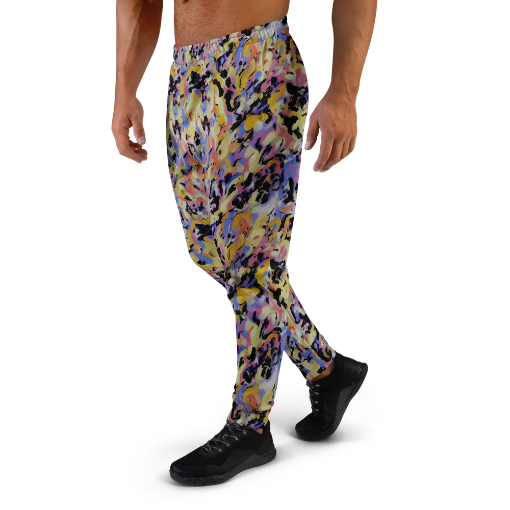 Electric Impression on Men's Joggers — Left