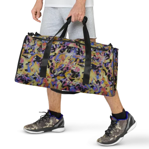 Electric Impression on a Duffle Bag