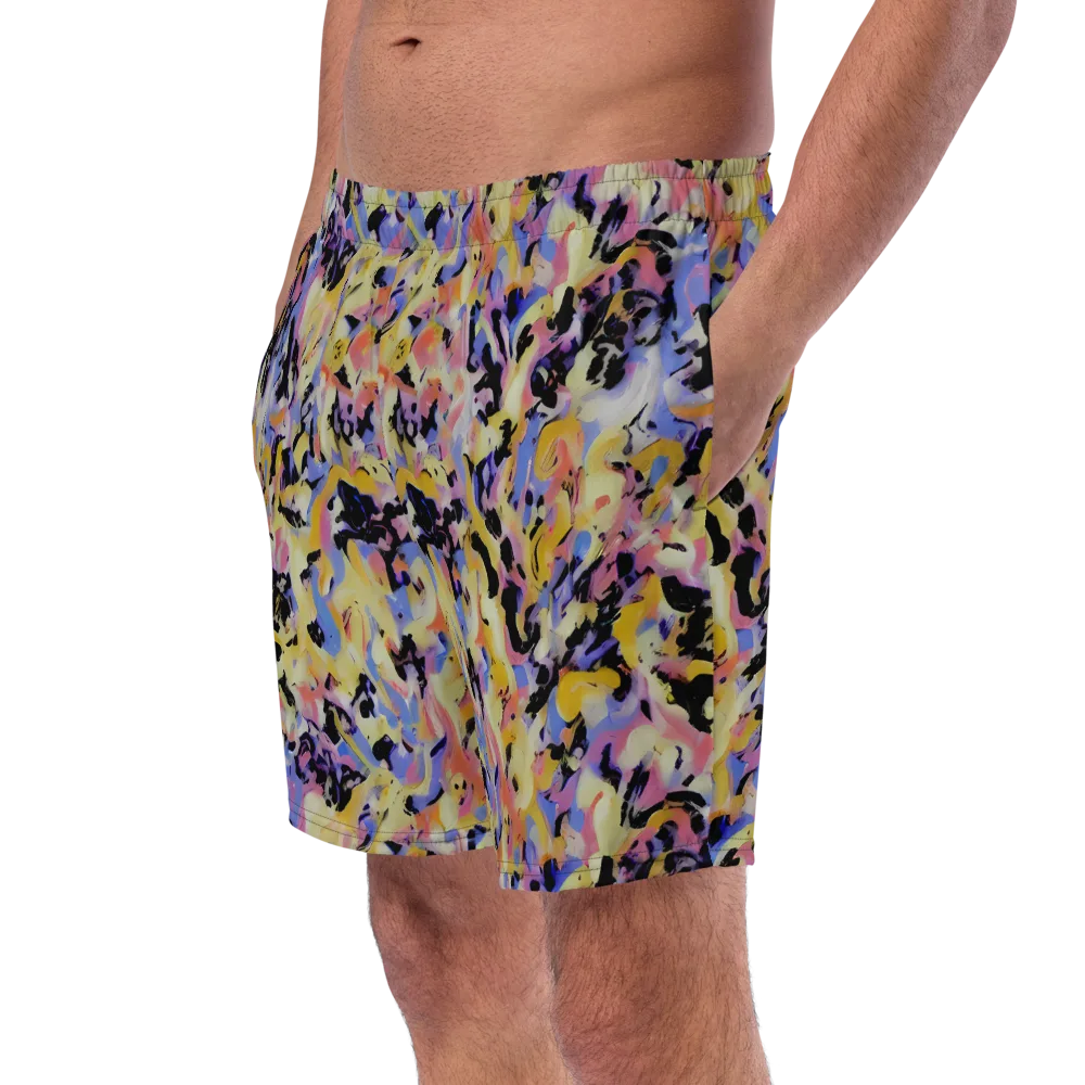 Electric Impression on Swim Trunks — Left Front