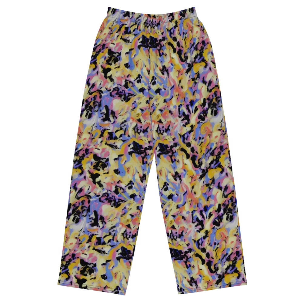 Electric Impression on Wide-Leg Pants — Front
