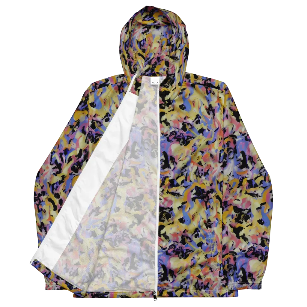 Electric Impression on Men's Windbreaker — Front