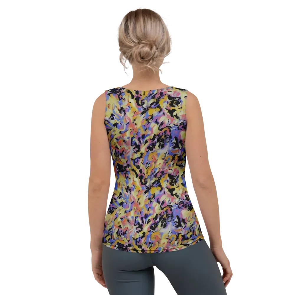 Electric Impression on Women's Tank Top — Back