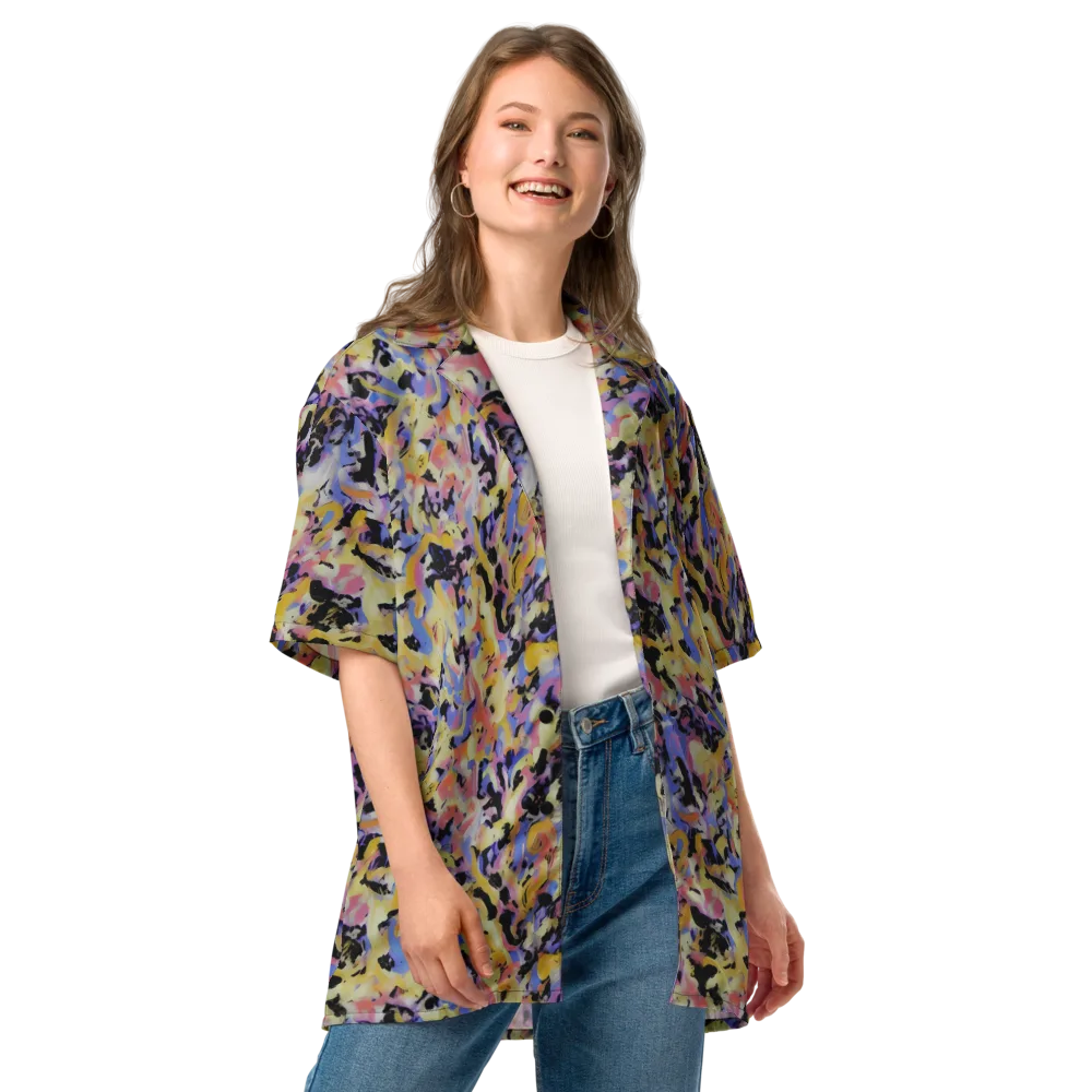 Electric Impression on Button Shirt — Front