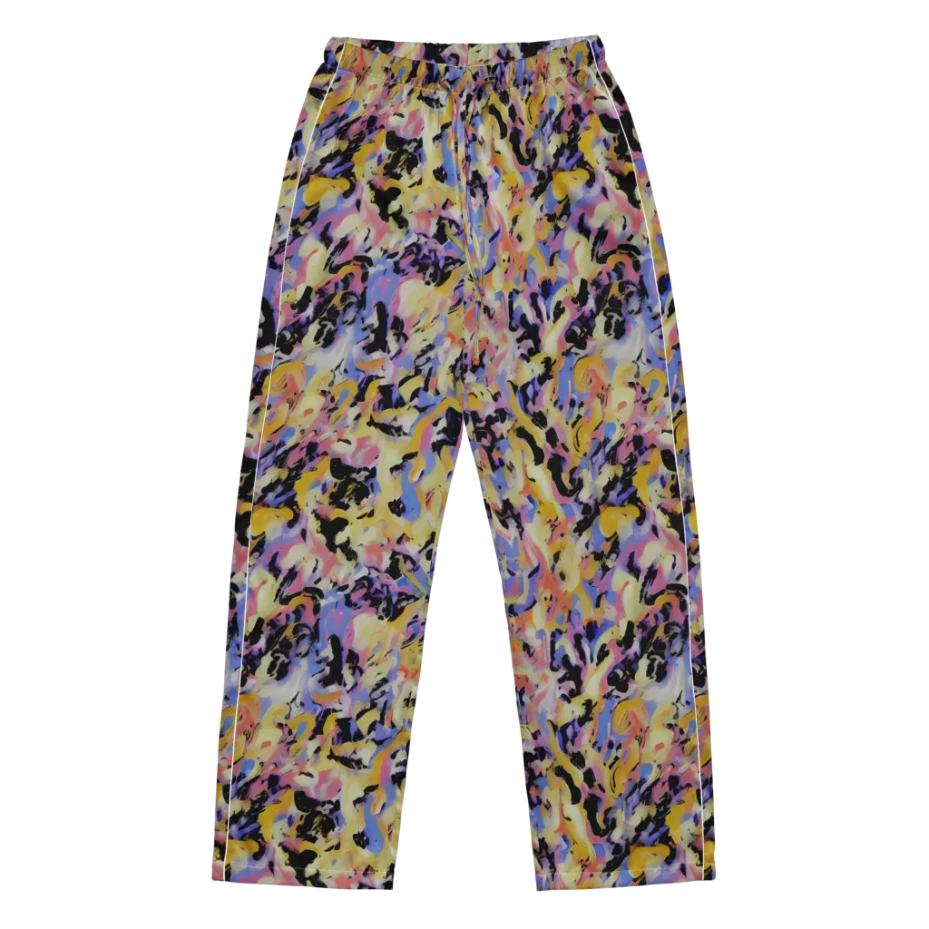 Electric Impression on Women's Pajama Pants — Front