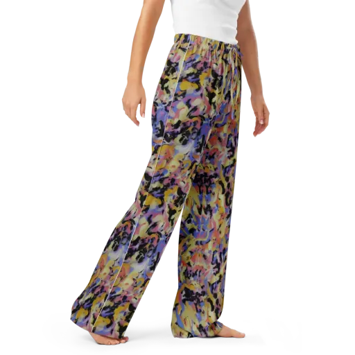 Electric Impression on a Women's Pajama Pants