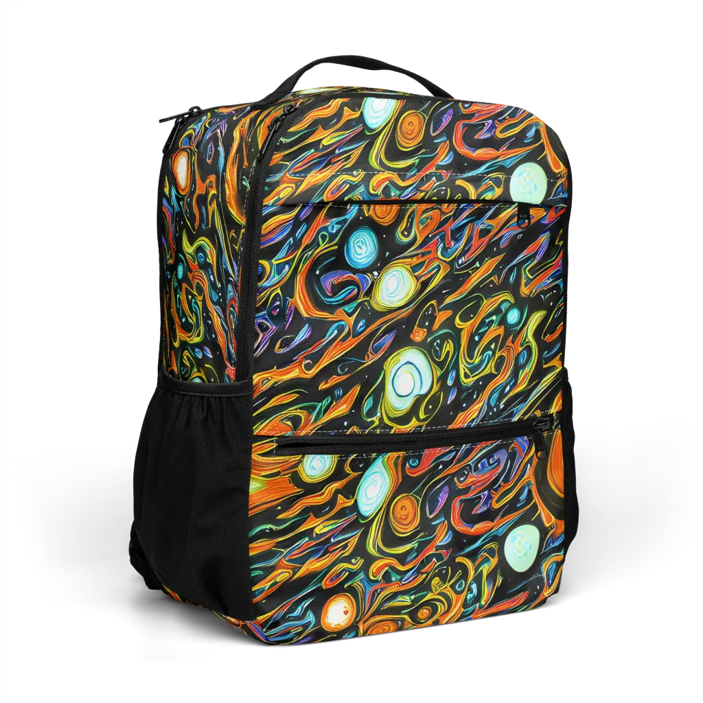 Solar Rush on Utility Backpack — Right Front