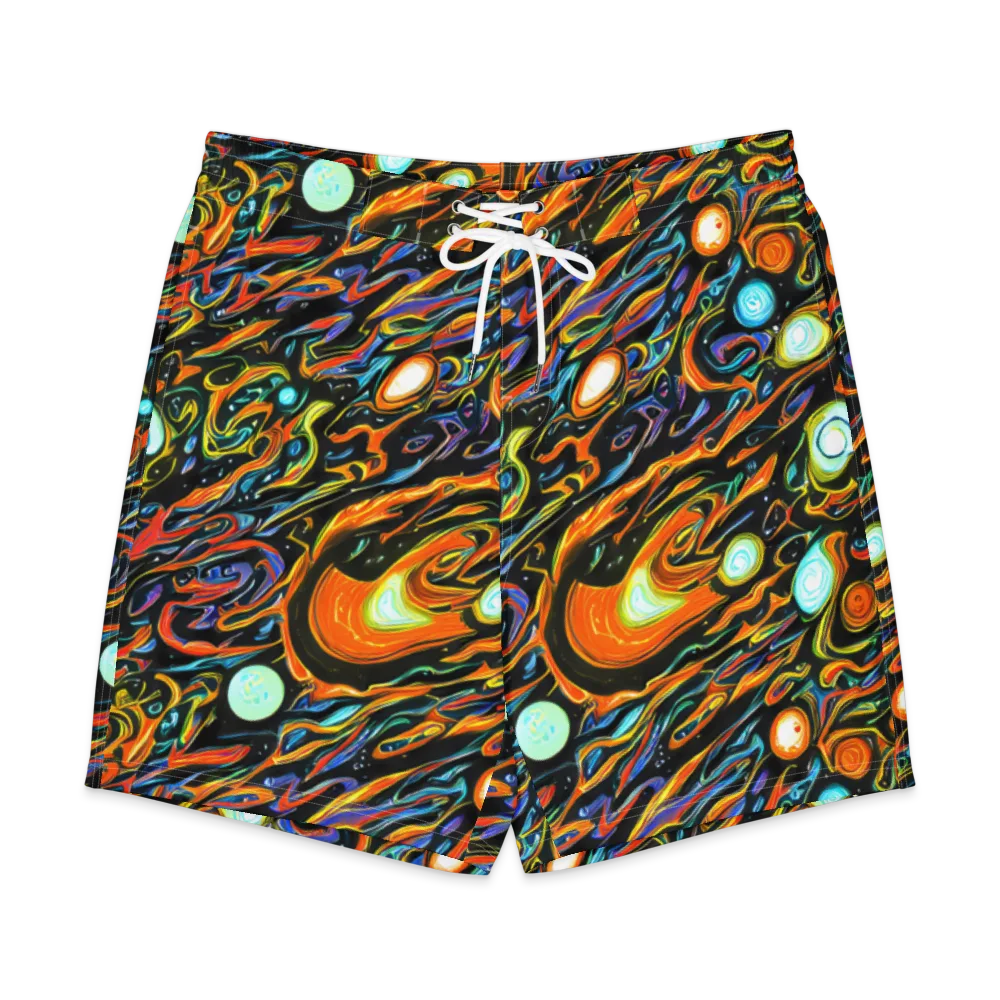 Solar Rush on Men's Board Shorts — Front