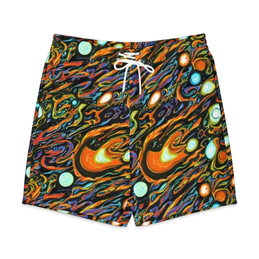 Solar Rush on a Men's Board Shorts
