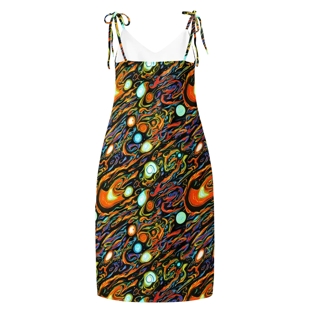 Solar Rush on Slip Dress — Back