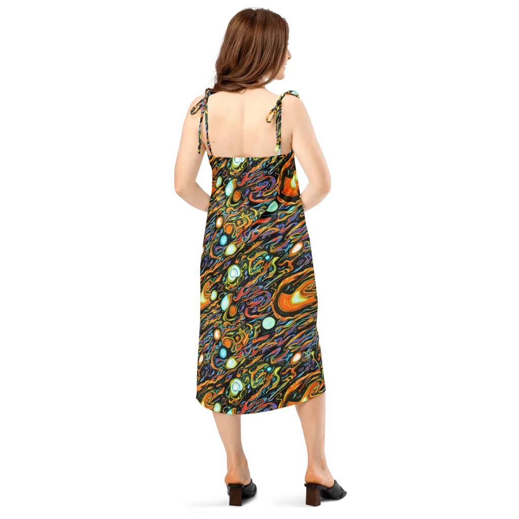 Solar Rush on Slip Dress — Back