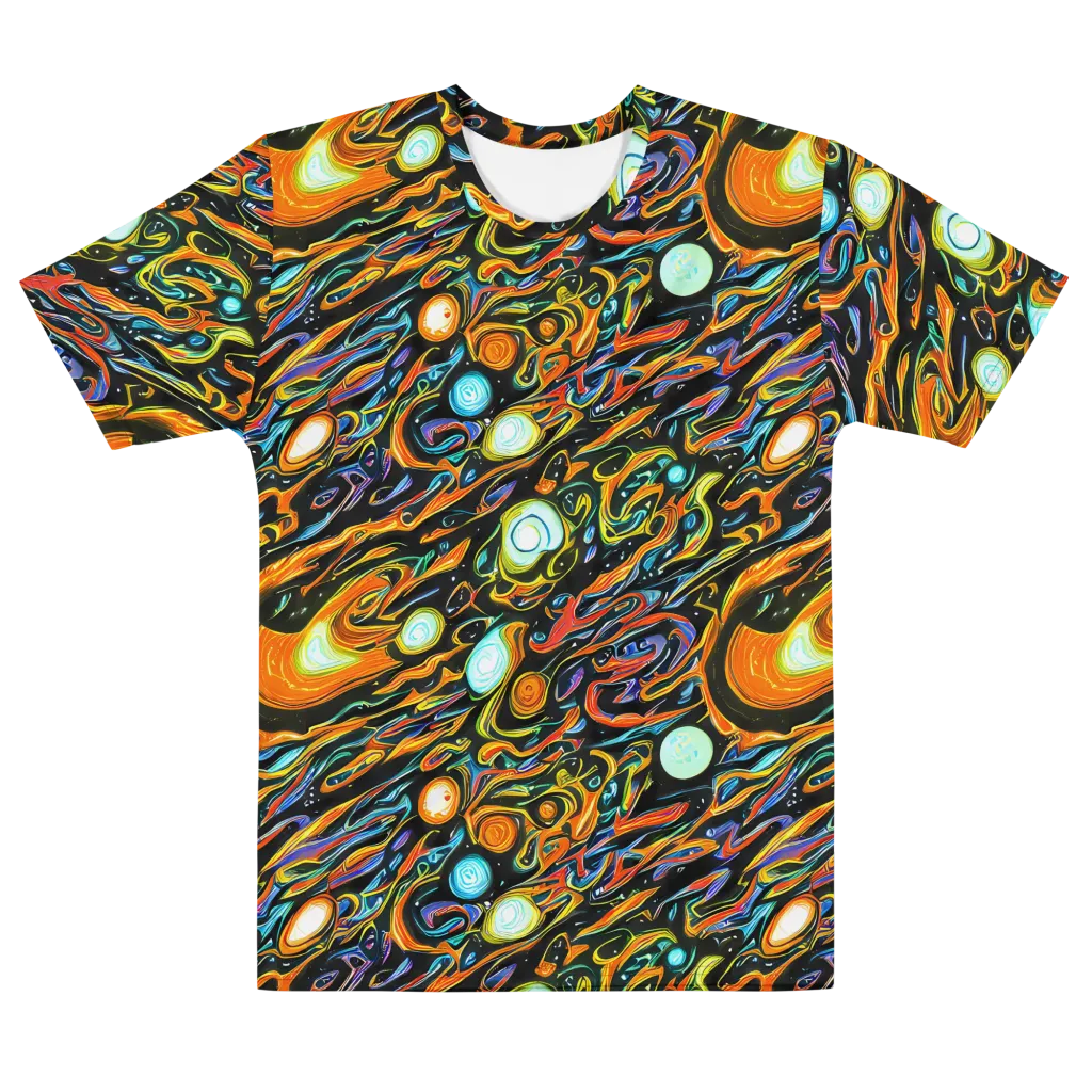 Solar Rush on Men's Cotton Crew Neck T-Shirt — Front