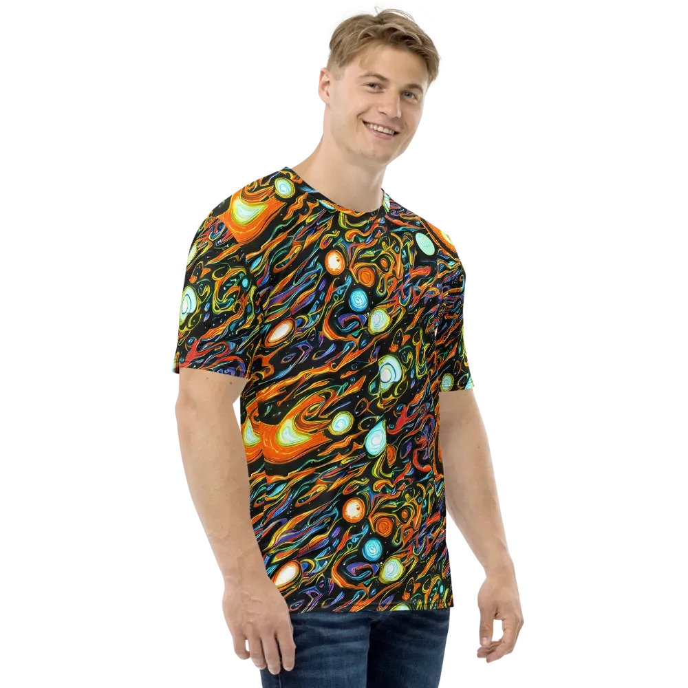 Solar Rush on Men's Crew Neck T-Shirt — Right