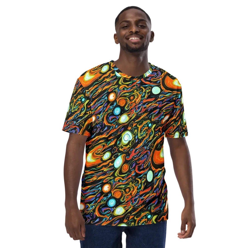Solar Rush on Men's Crew Neck T-Shirt — Front