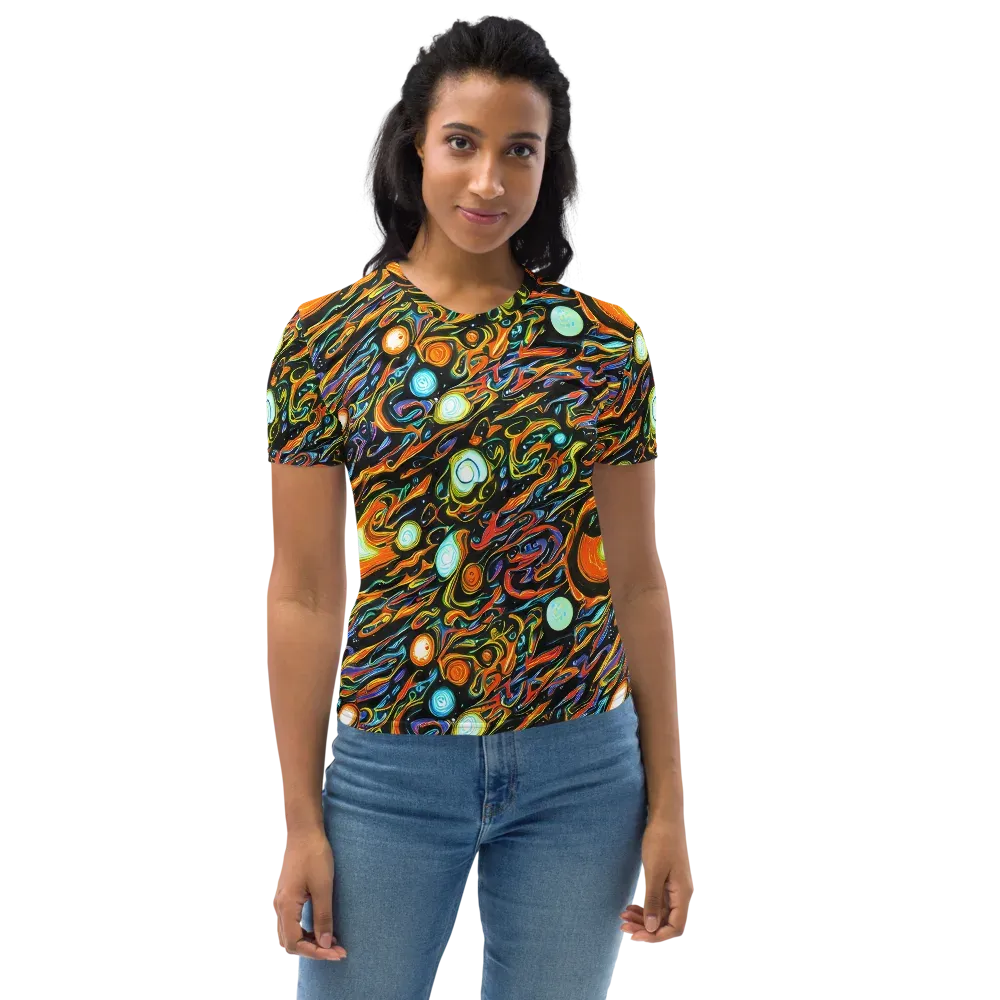 Solar Rush on Women's Crew Neck T-Shirt — Front