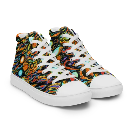 Solar Rush on a Women's High Top Canvas Shoes