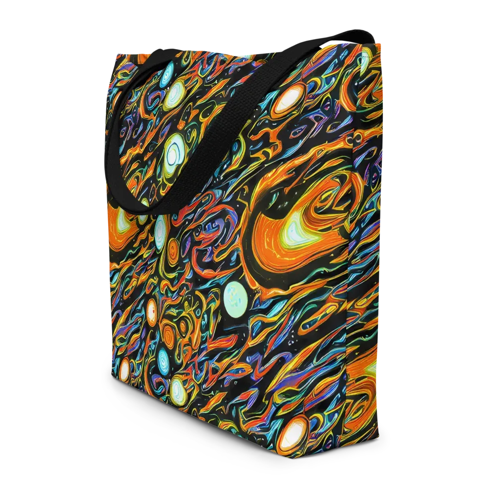 Solar Rush on Large Tote Bag W/ Pocket — Front
