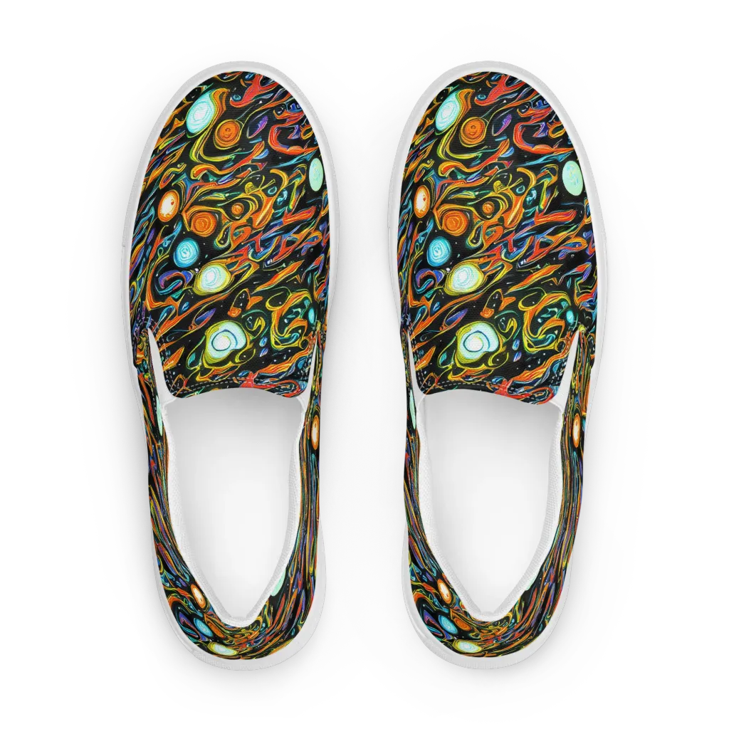 Solar Rush on Women's Slip-On Canvas Shoes — Front