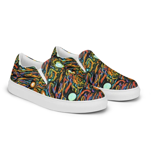Solar Rush on a Women's Slip-On Canvas Shoes