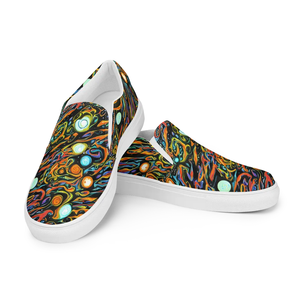 Solar Rush on Women's Slip-On Canvas Shoes — Left Front