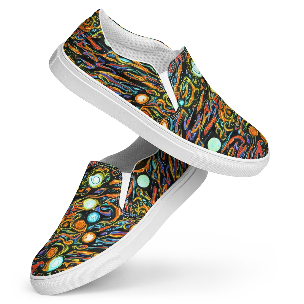 Solar Rush on Women's Slip-On Canvas Shoes — Front