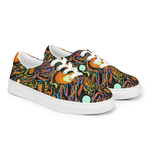 Solar Rush on a Men's Lace-Up Canvas Shoes