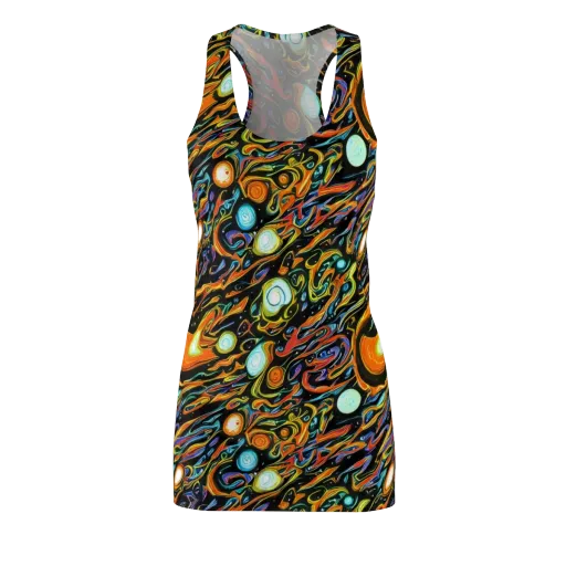 Solar Rush on a Racerback Dress