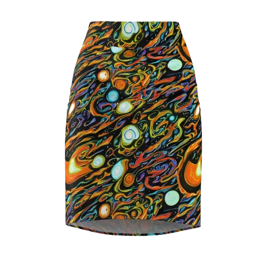 Solar Rush on a Pencil Skirt