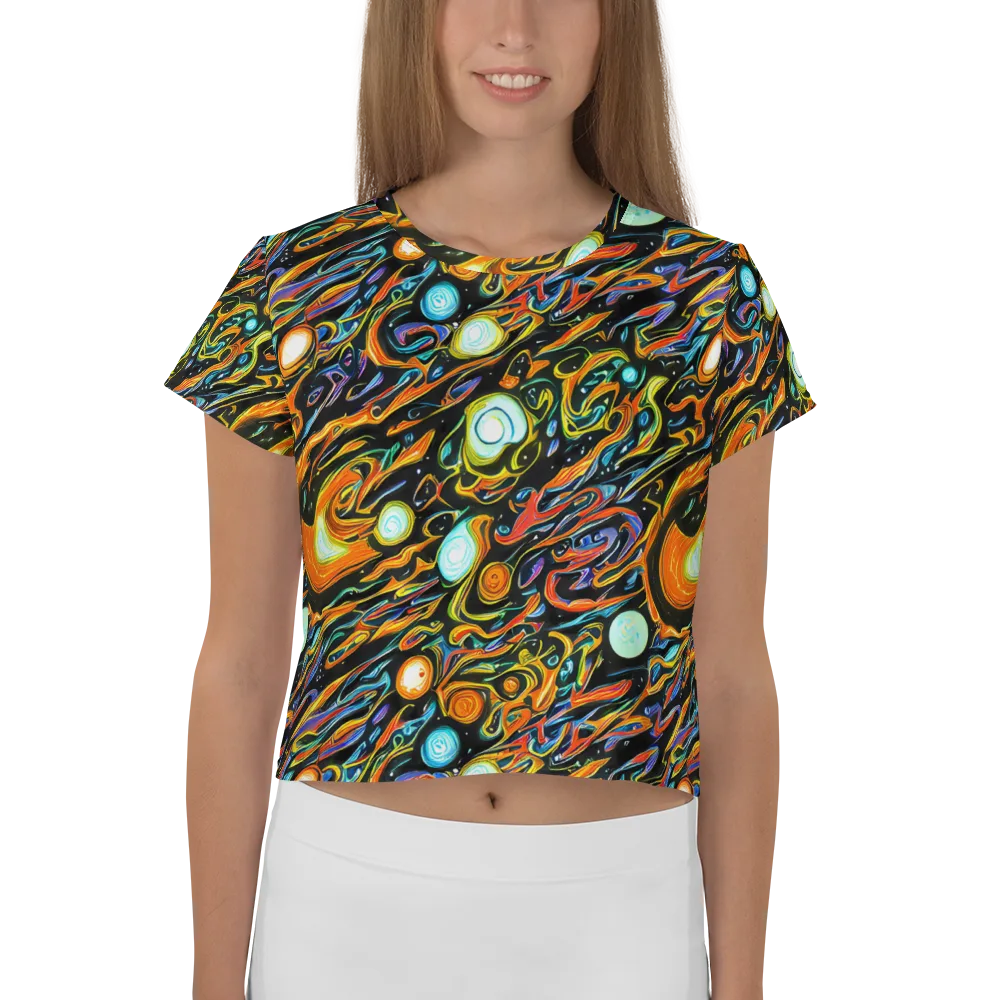 Solar Rush on Crop Tee — Front