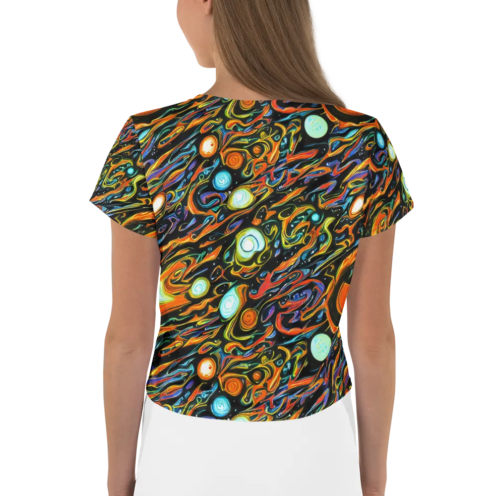 Solar Rush on Crop Tee — Back