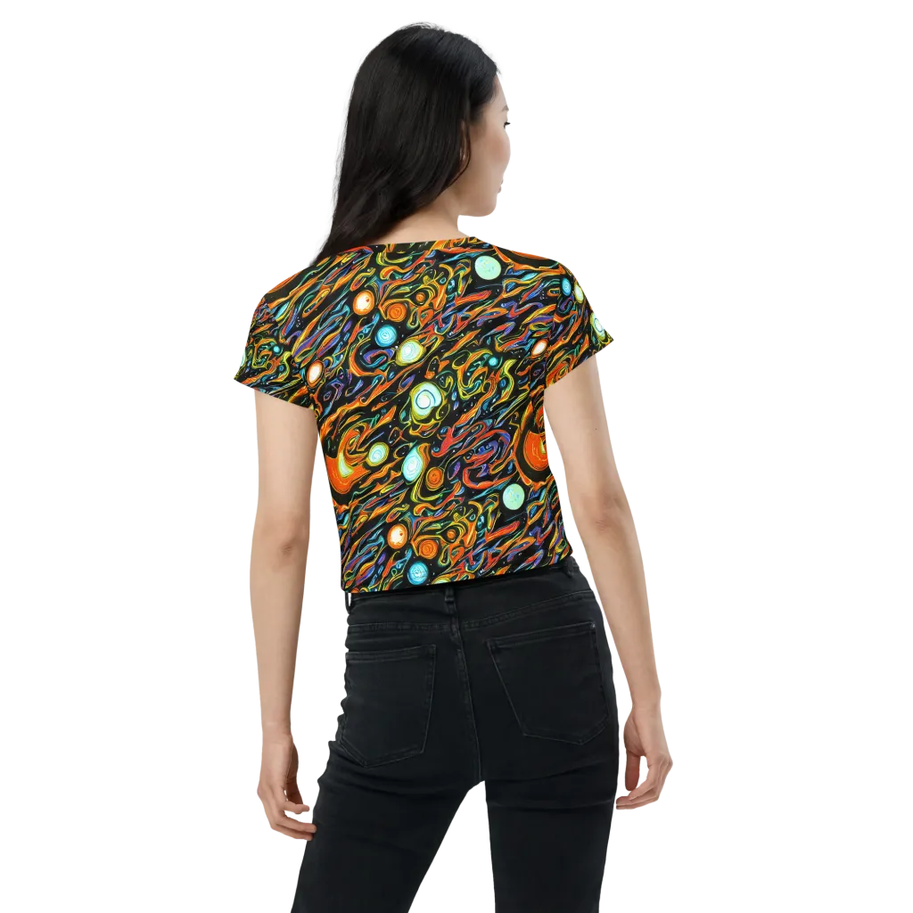 Solar Rush on Crop Tee — Back