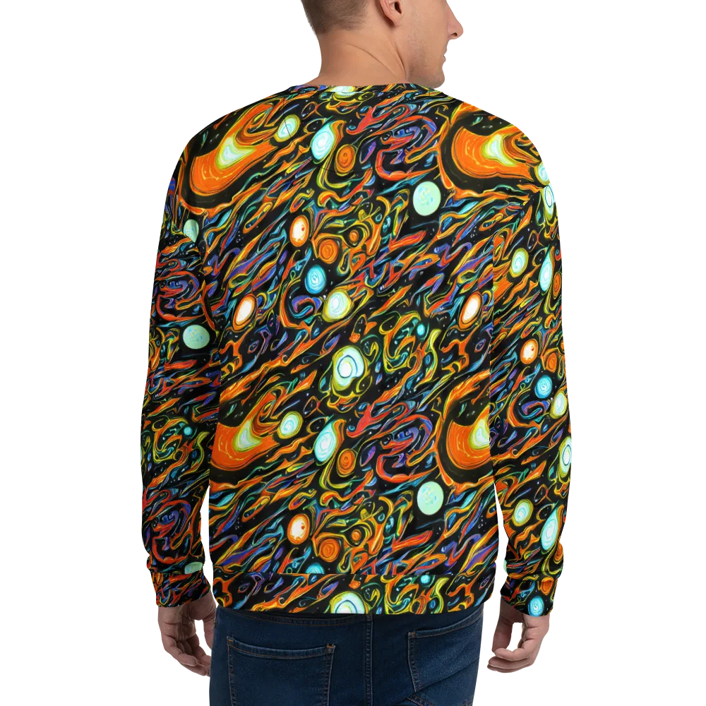 Solar Rush on Sweatshirt — Back